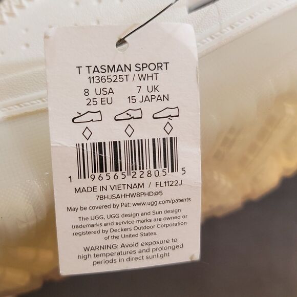 BRAND NEW UGG TODDLER TASMAN SPORT G1 - Picture 14 of 15